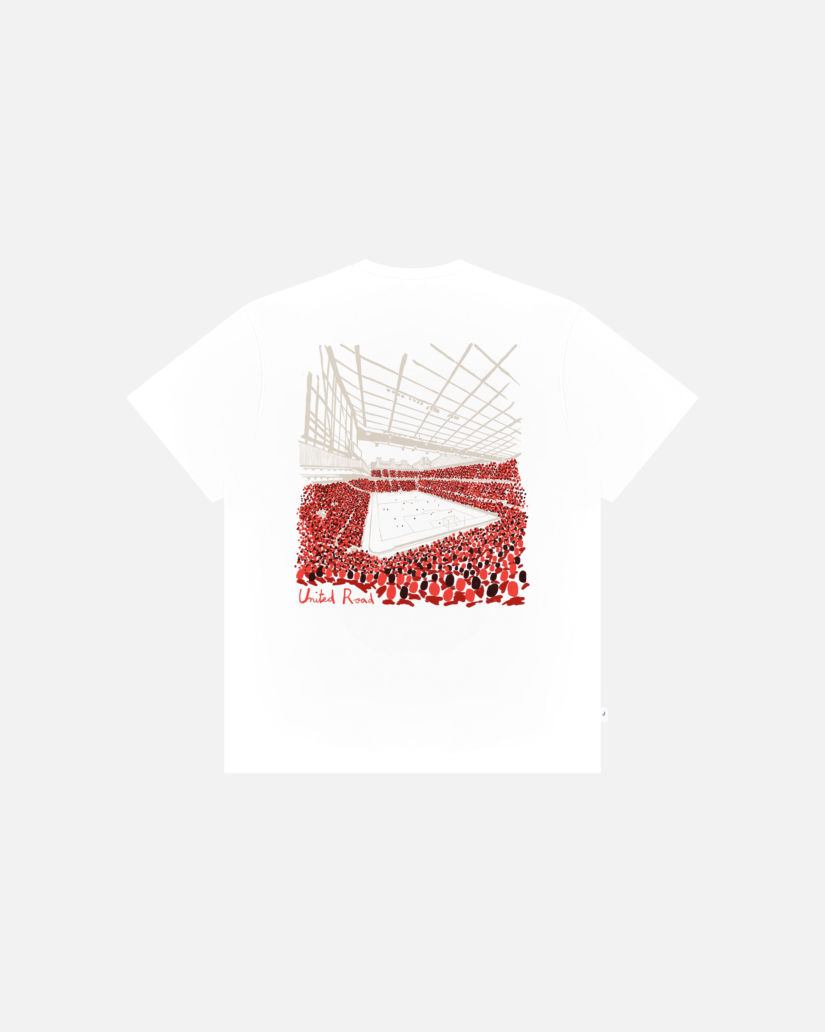 ART OF United 12th Man Tee | MUFC White Graphic Football T-shirt