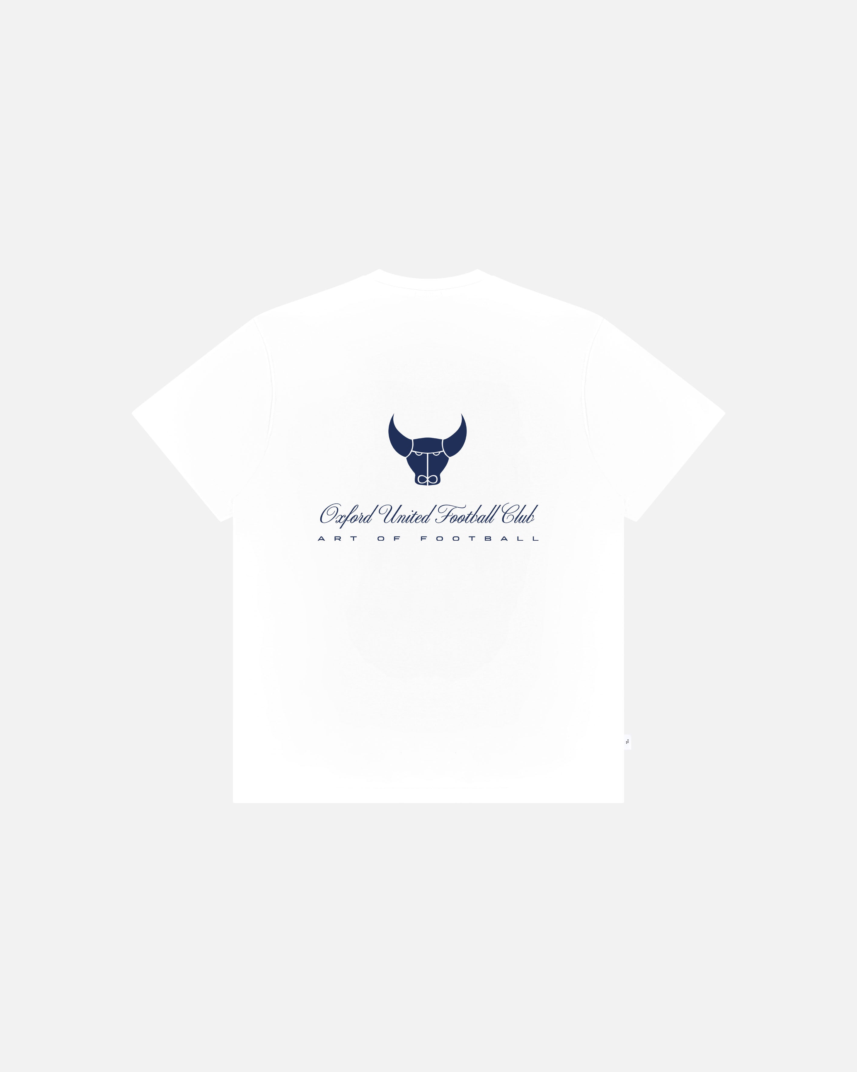 ART OF x Oxford Heritage Tee | OUFC White Graphic Football T-shirt