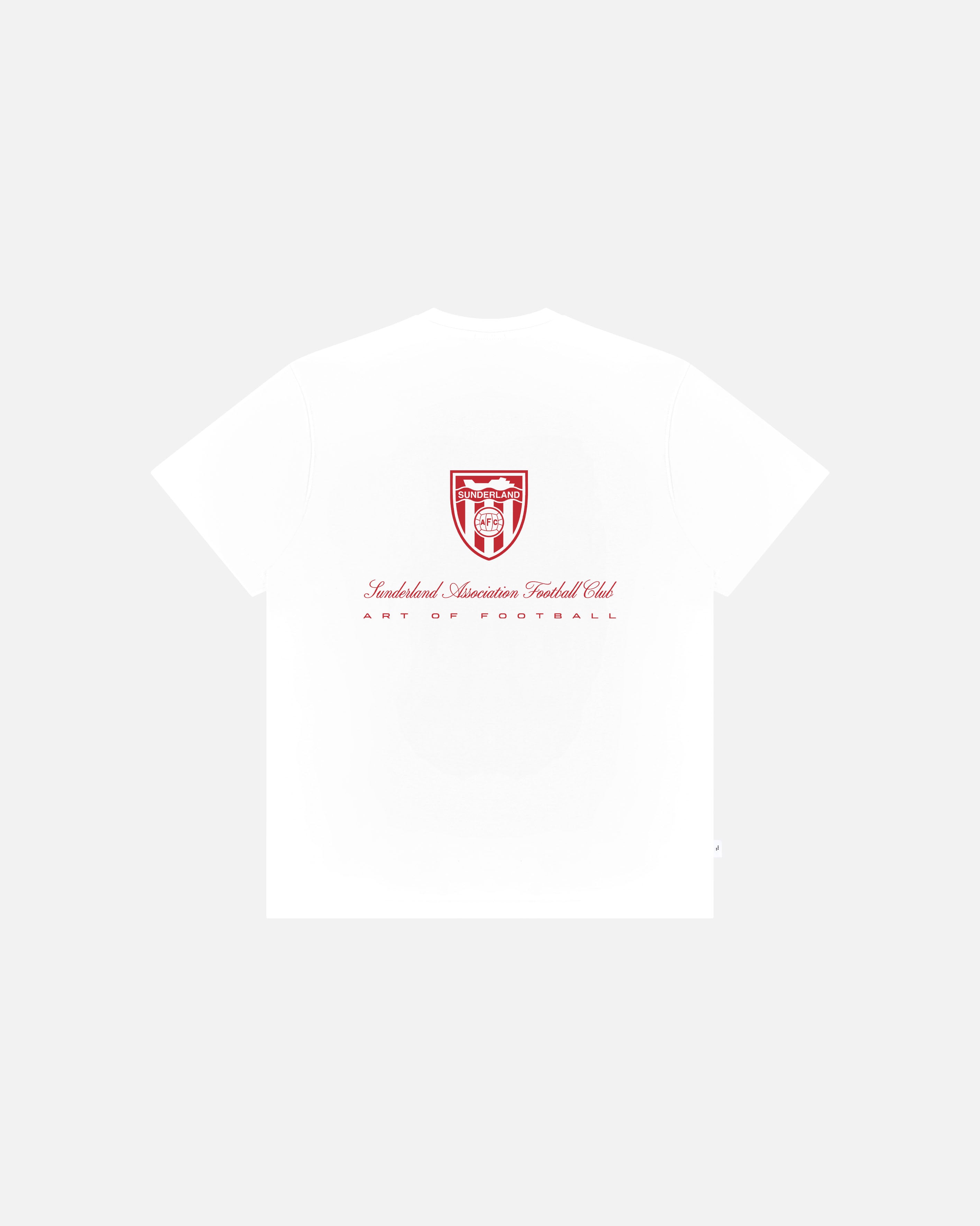 ART OF x Sunderland Heritage Tee | SAFC White Graphic Football T-shirt