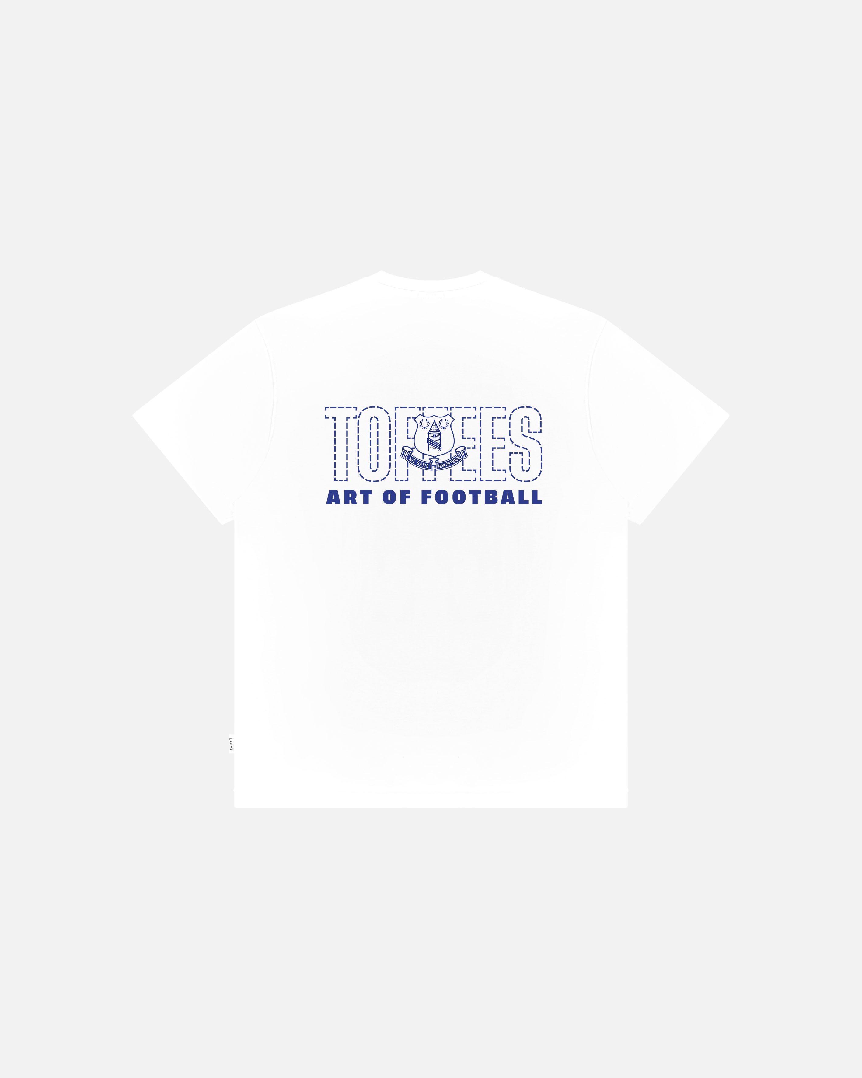 ART OF x Everton 90s Tee | EFC White Graphic Football T-shirt