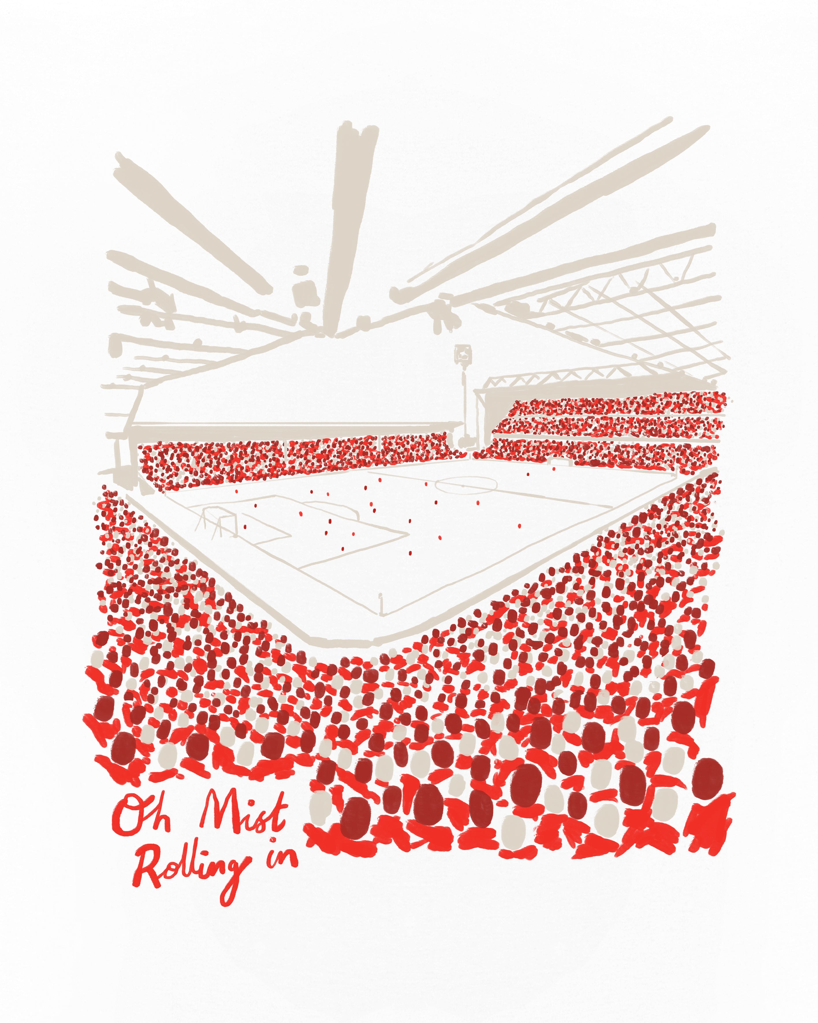 ART OF x Forest 12th Man Tee | NFFC White Graphic Football T-shirt