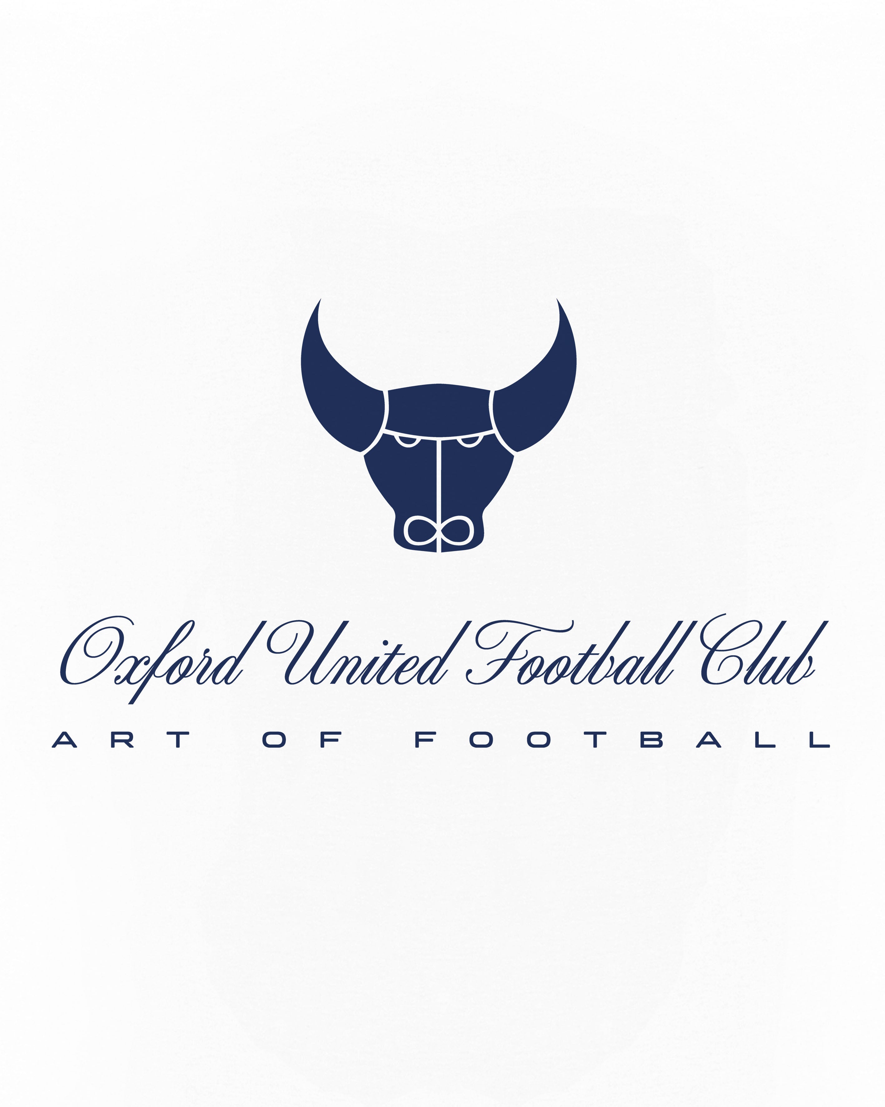ART OF x Oxford Heritage Tee | OUFC White Graphic Football T-shirt