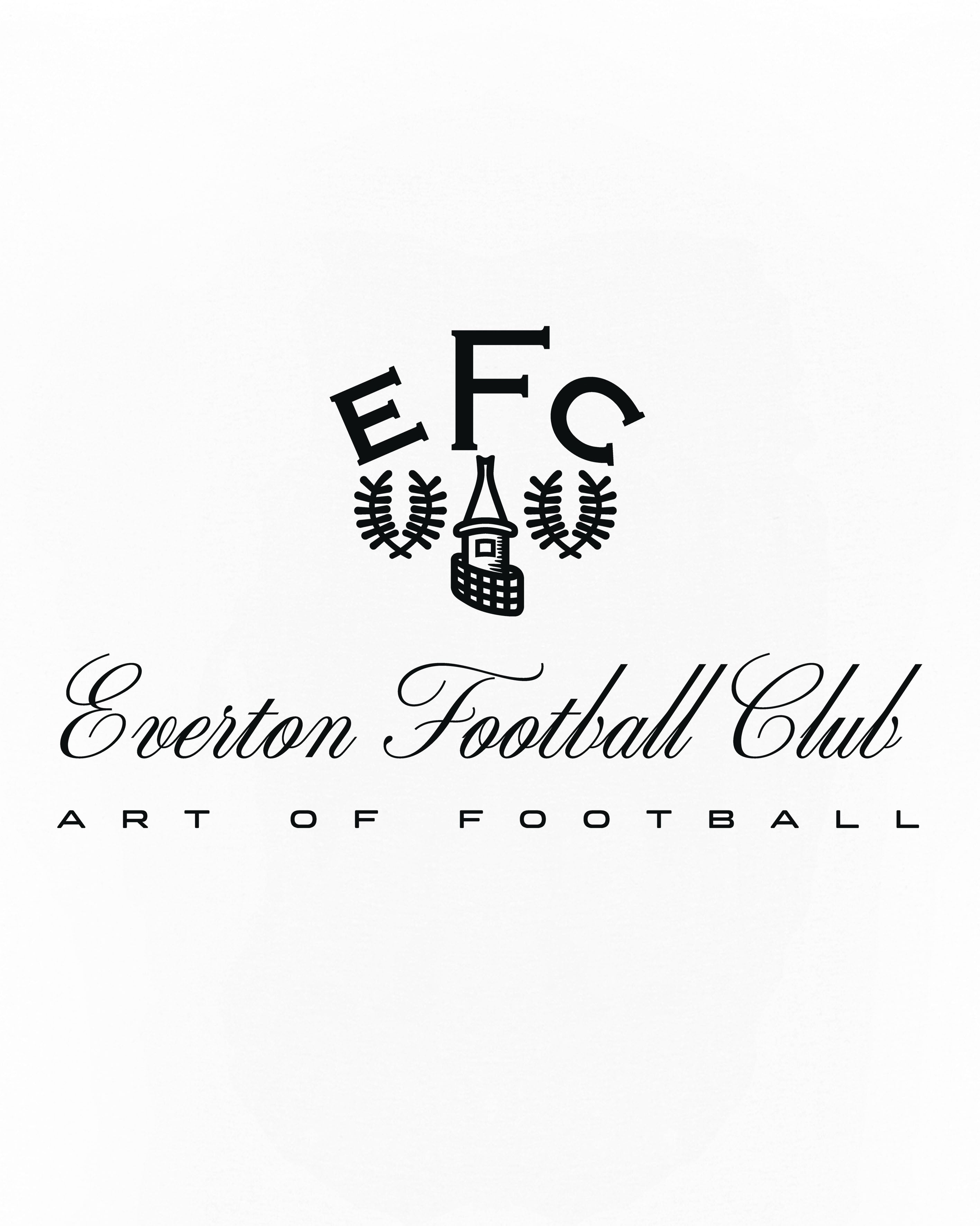 ART OF x Everton Heritage Tee | EFC White Graphic Football T-shirt