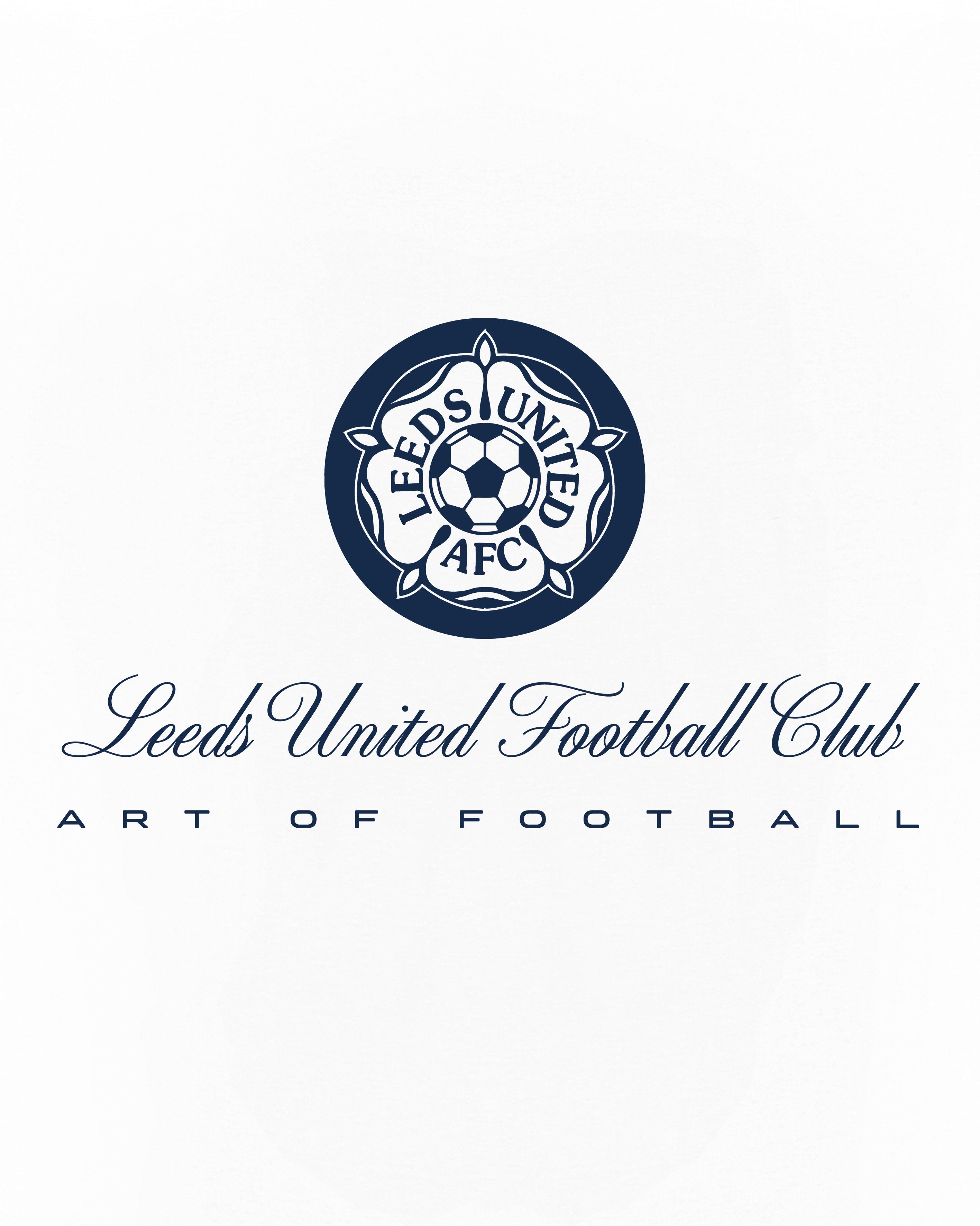 ART OF x Leeds Heritage Tee | LUFC White Graphic Football T-shirt