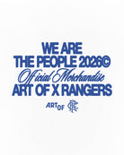 ART OF x Rangers WATP Tee | RFC White Graphic Football T-shirt