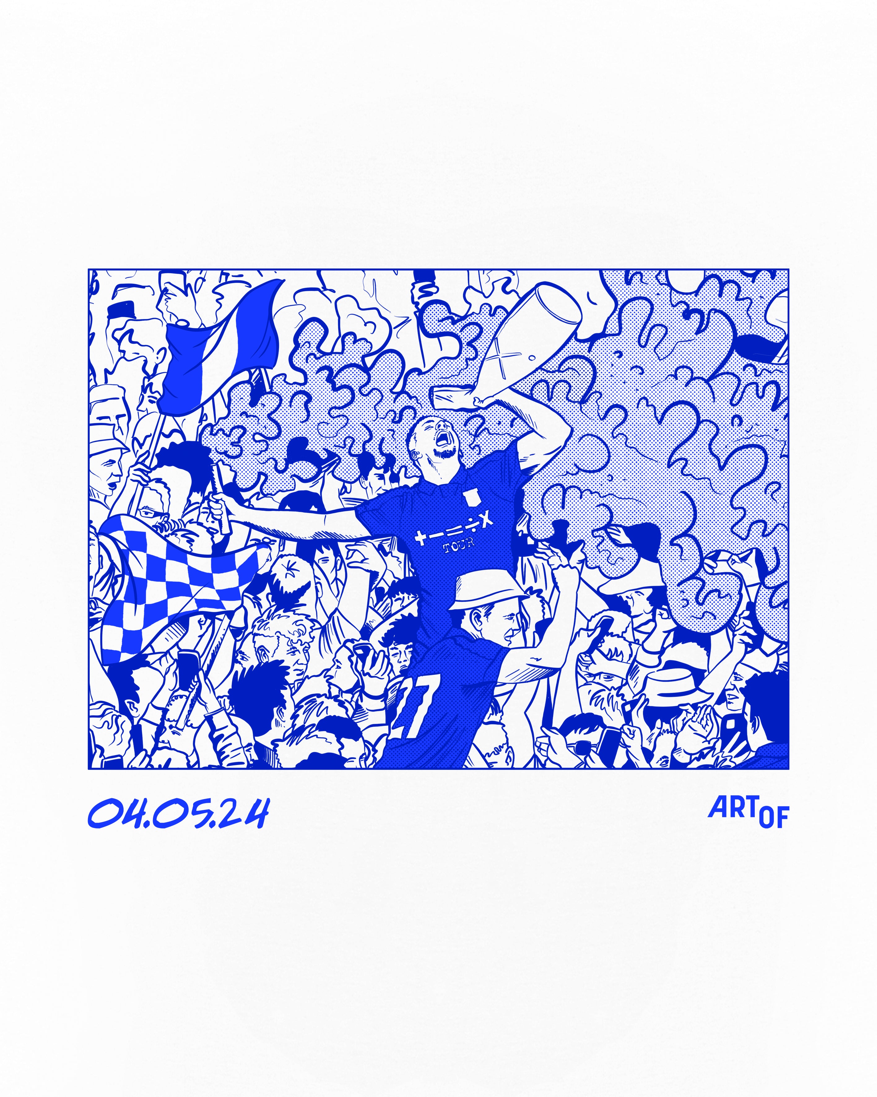 ART OF This is what it's all about Tee | ITFC White Football T-shirt