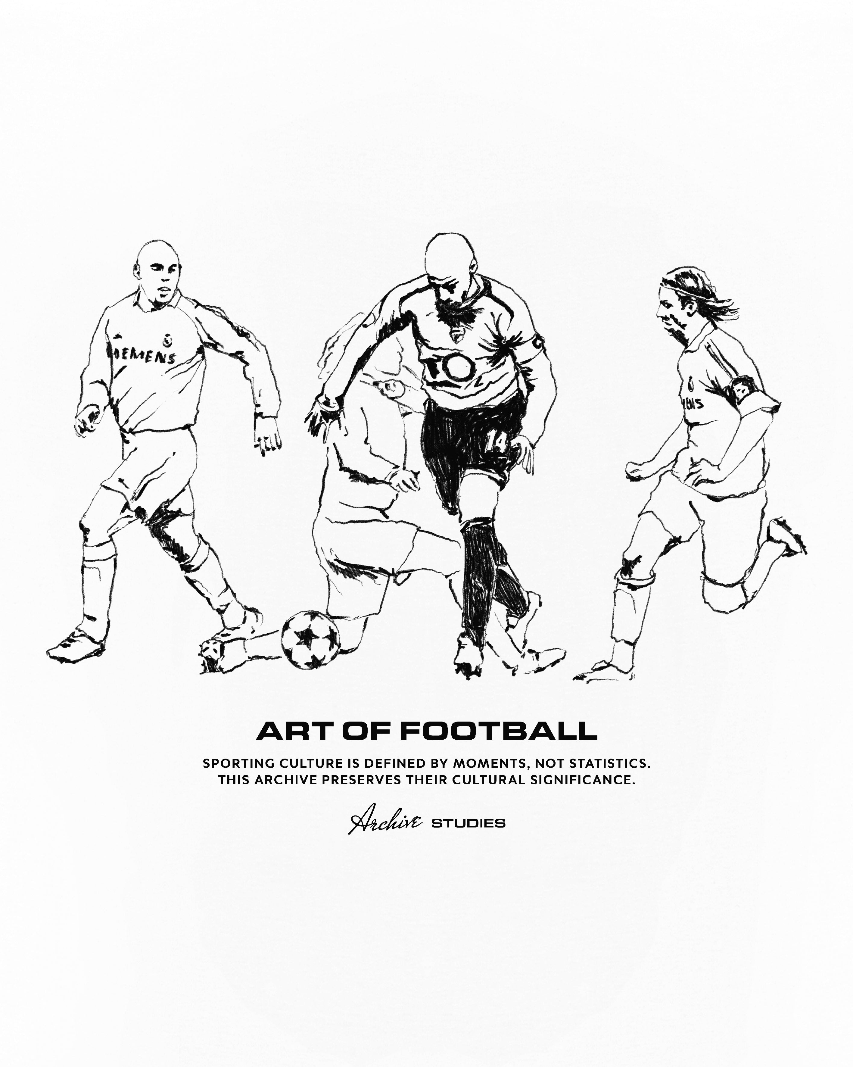 ART OF AFC Archive Studies Tee | White Graphic Football T-shirt