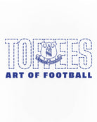 ART OF x Everton 90s Tee | EFC White Graphic Football T-shirt