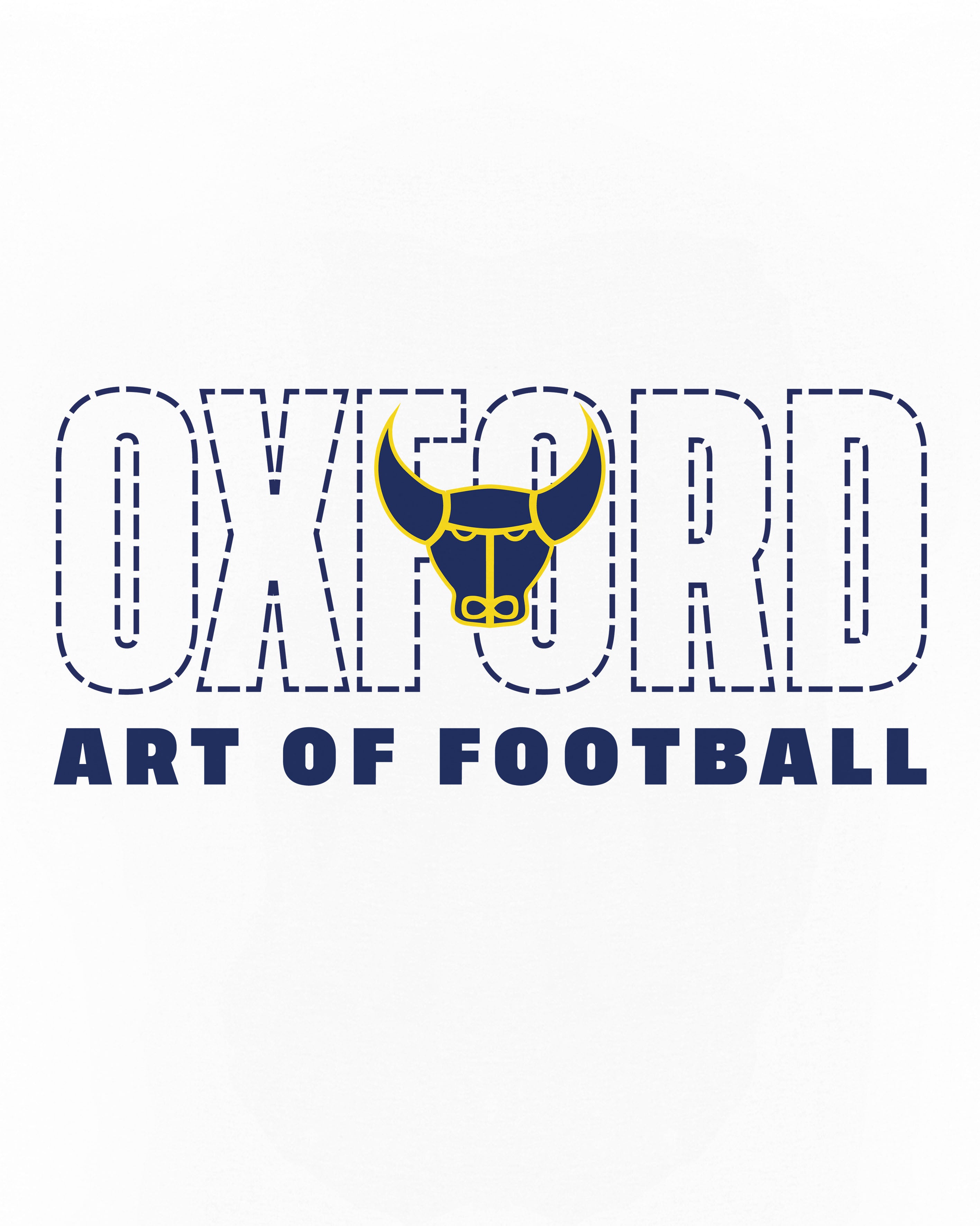 ART OF x Oxford 90s Tee | OUFC White Graphic Football T-shirt