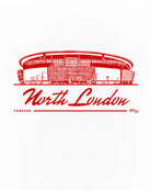 ART OF North London Forever Tee | AFC White Graphic Football T-shirt