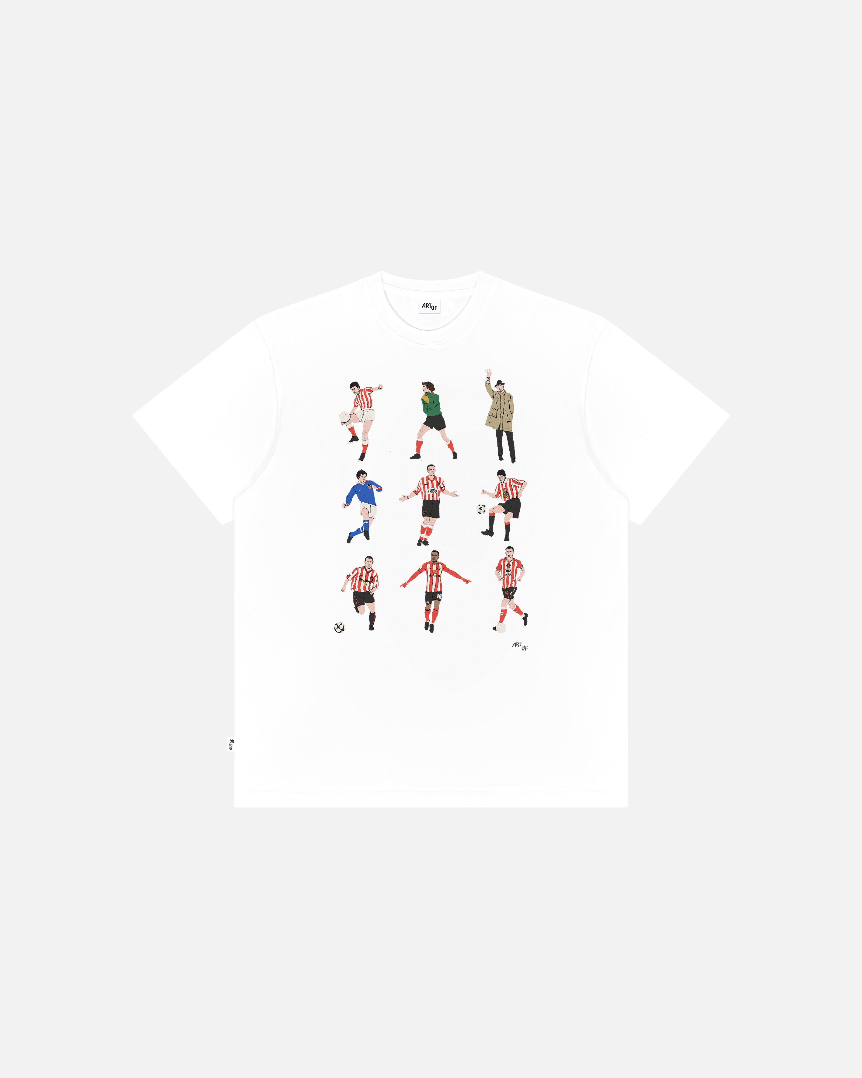 ART OF x Sunderland Generations Tee | White Graphic Football T-shirt