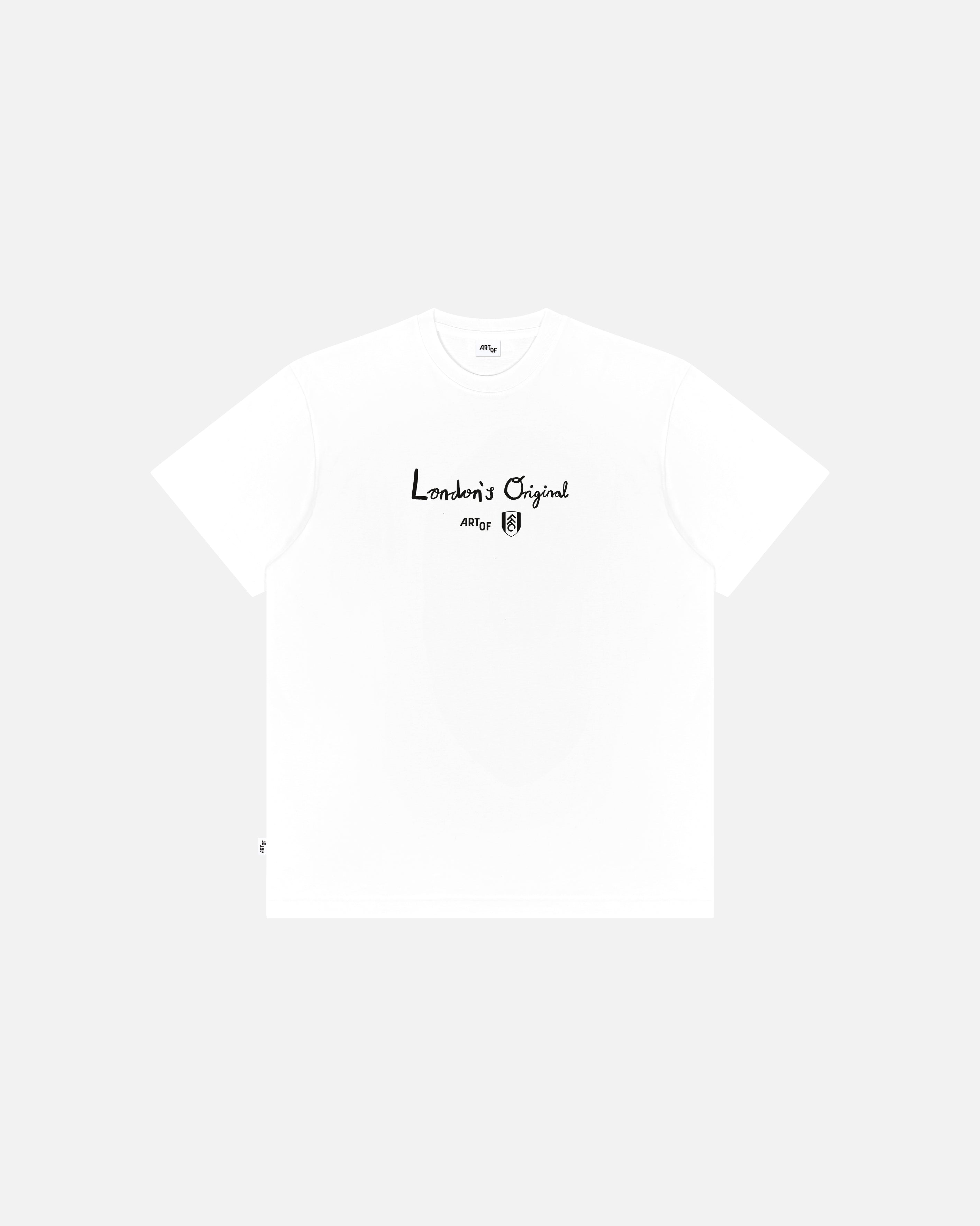 ART OF x Fulham 12th Man Tee | FFC White Graphic Football T-shirt
