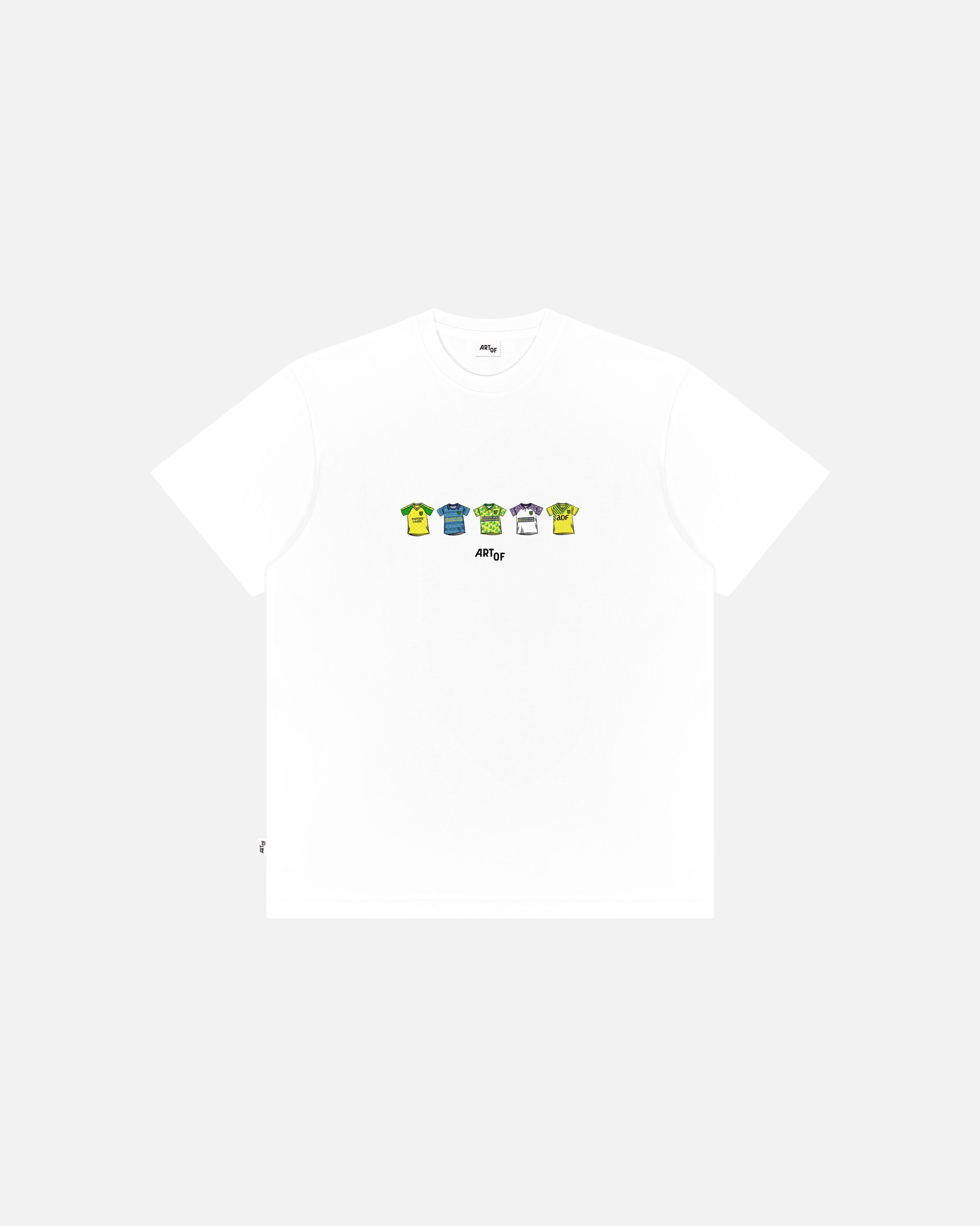 ART OF Norwich City Printed Classics Tee | White Football T-shirt