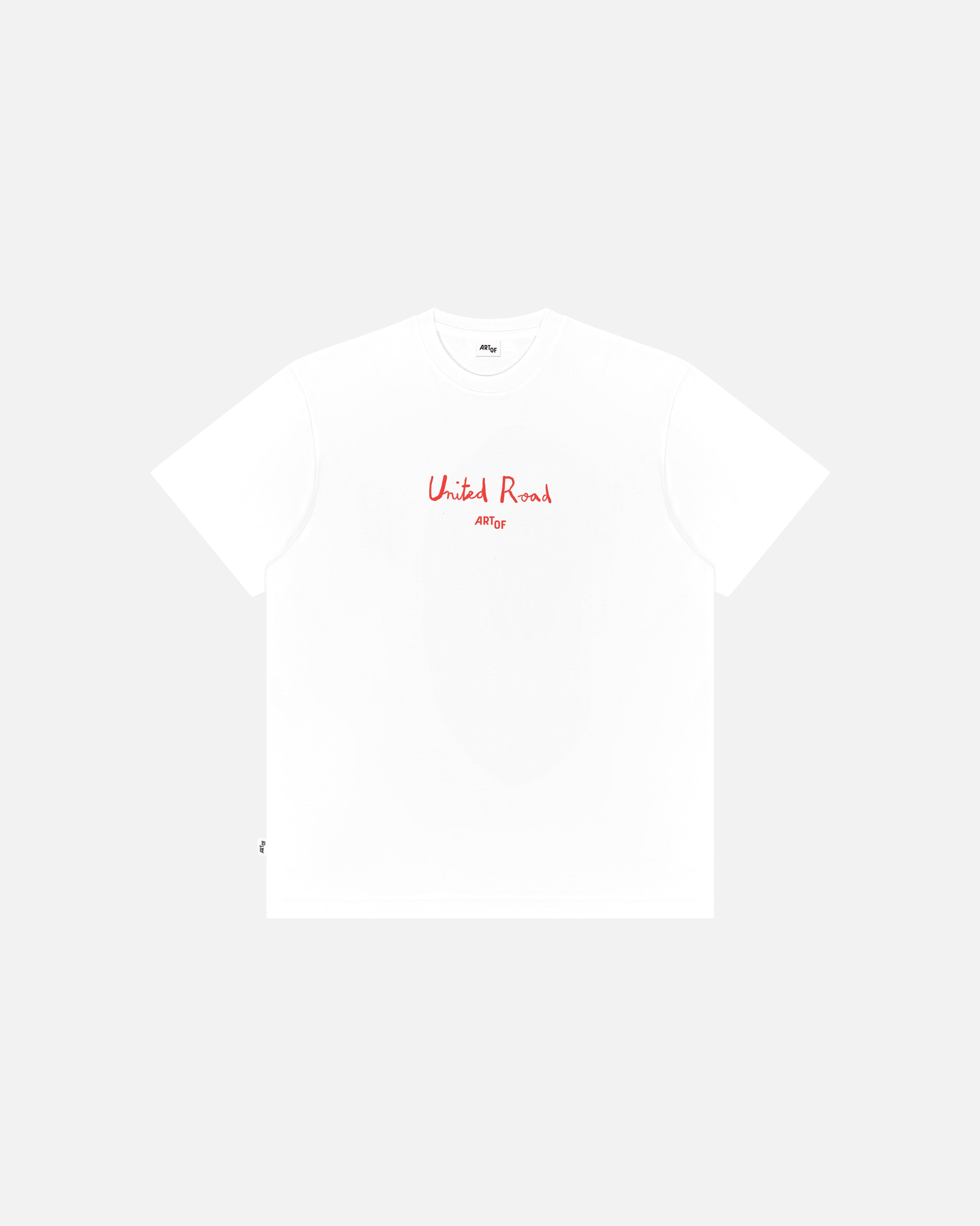 ART OF United 12th Man Tee | MUFC White Graphic Football T-shirt