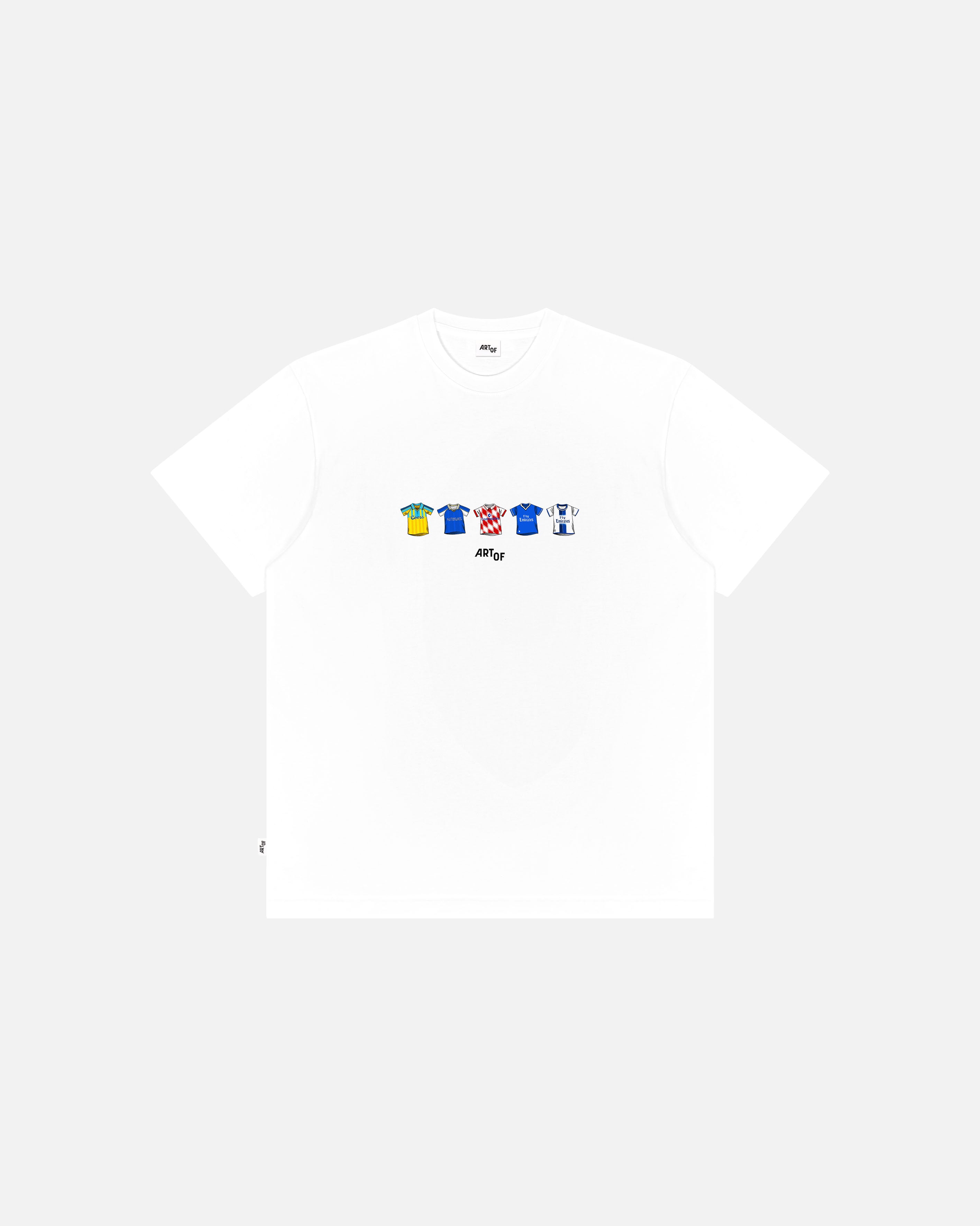 ART OF Pensioners Classics Tee | CFC White Graphic Football T-shirt