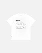ART OF Rüsso Tee | White Graphic Women's Football T-shirt