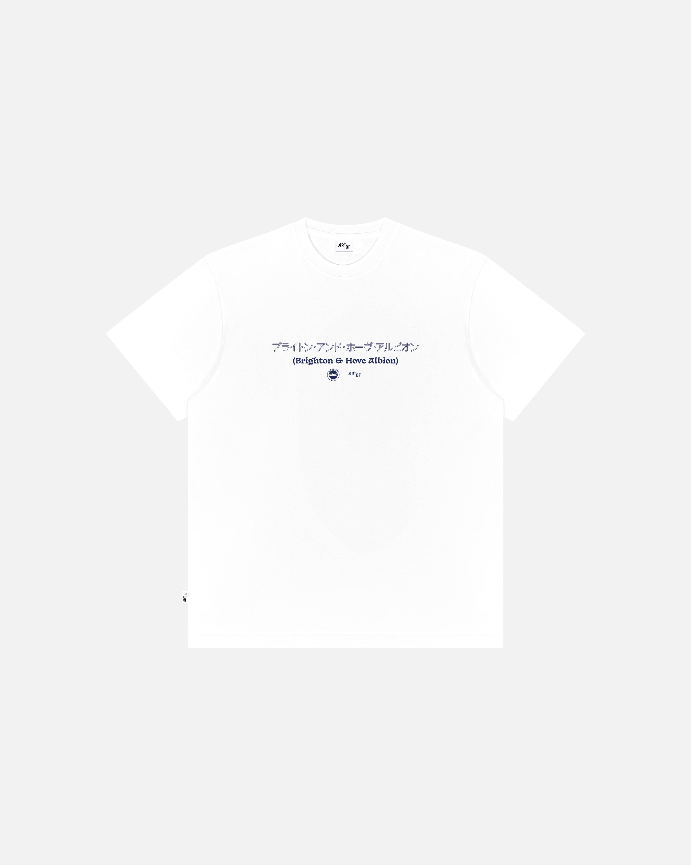 ART OF x Brighton Kaoru Mitoma | BHAFC White Graphic Football T-shirt