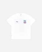ART OF Crystal Palace 90s Crest | CPFC White Graphic Football T-shirt
