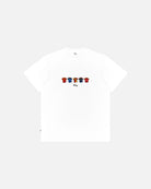 ART OF Roma Printed Classics Tee | White Graphic Football T-shirt