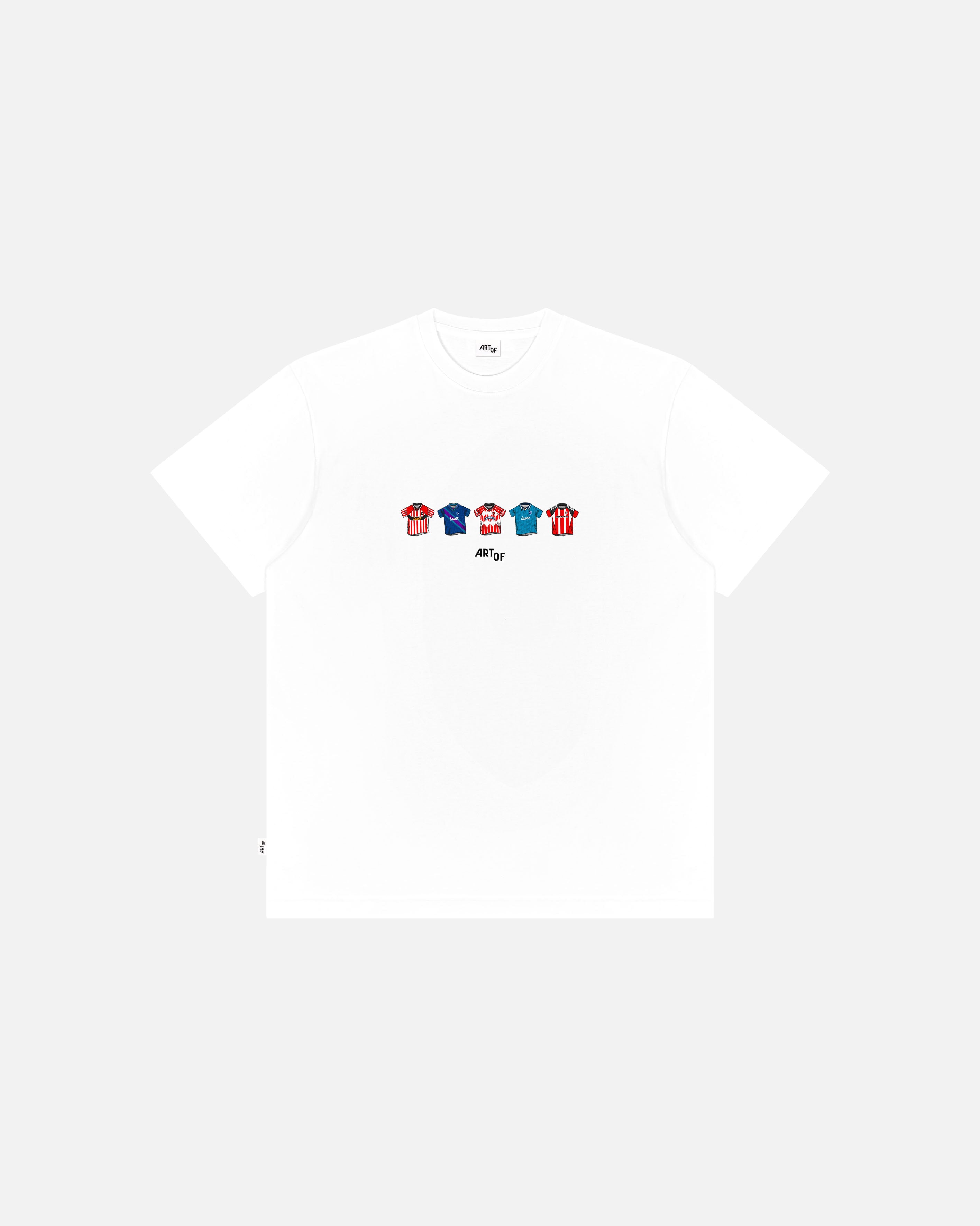ART OF Sheffield United Classics | SUFC White Graphic Football T-shirt