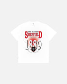 ART OF Sheffield United 90's Tee | SUFC White Graphic Football T-shirt
