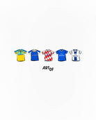 ART OF Pensioners Classics Tee | CFC White Graphic Football T-shirt
