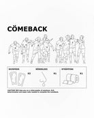 ART OF The Cömeback Tee | White Graphic Women's Football T-shirt