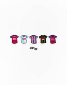 ART OF x AVFC Printed Classics Tee | White Graphic Football T-shirt