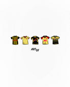 ART OF x Watford Classics Tee | WFC White Graphic Football T-shirt