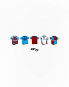 ART OF x Burnley Classics Tee | BFC White Graphic Football T-shirt
