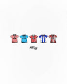 ART OF Brentford Printed Classics Tee | White Graphic Football T-shirt