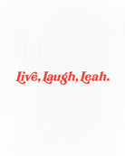ART OF x Goaldiggers Live Laugh Leah Tee | White Football T-shirt